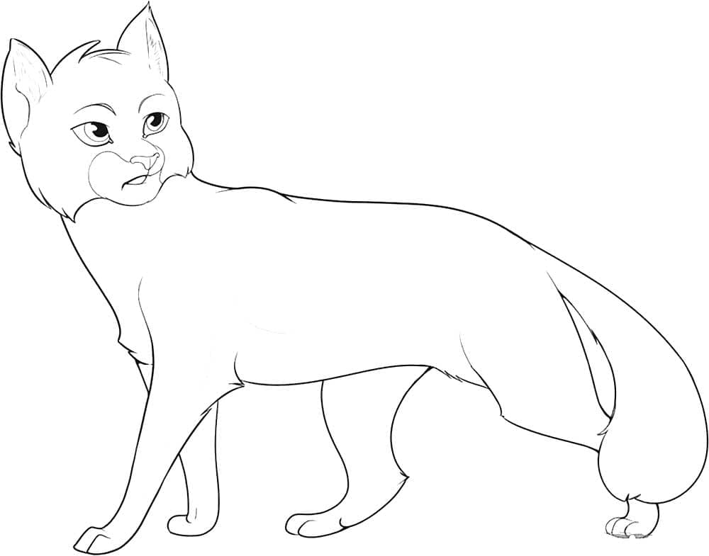 Warriors Cats For Free coloring page - Download, Print or Color Online ...