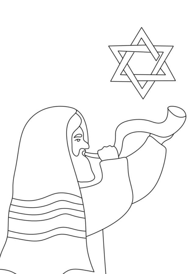 Basic Israel coloring page