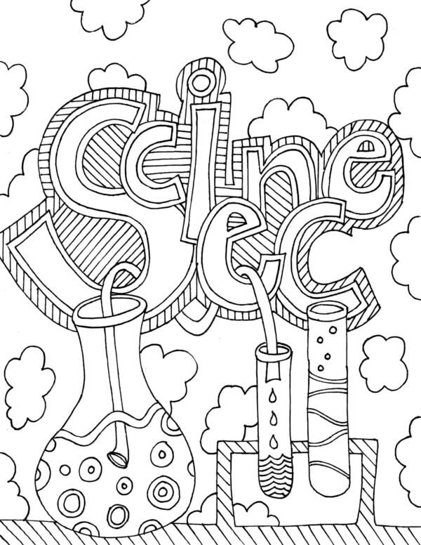 Basic Science coloring page