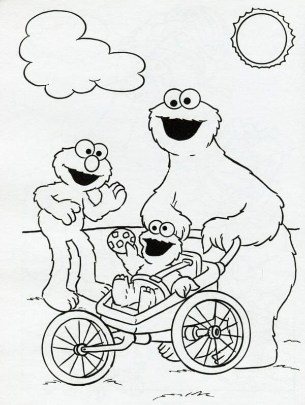 Family From Sesame Street