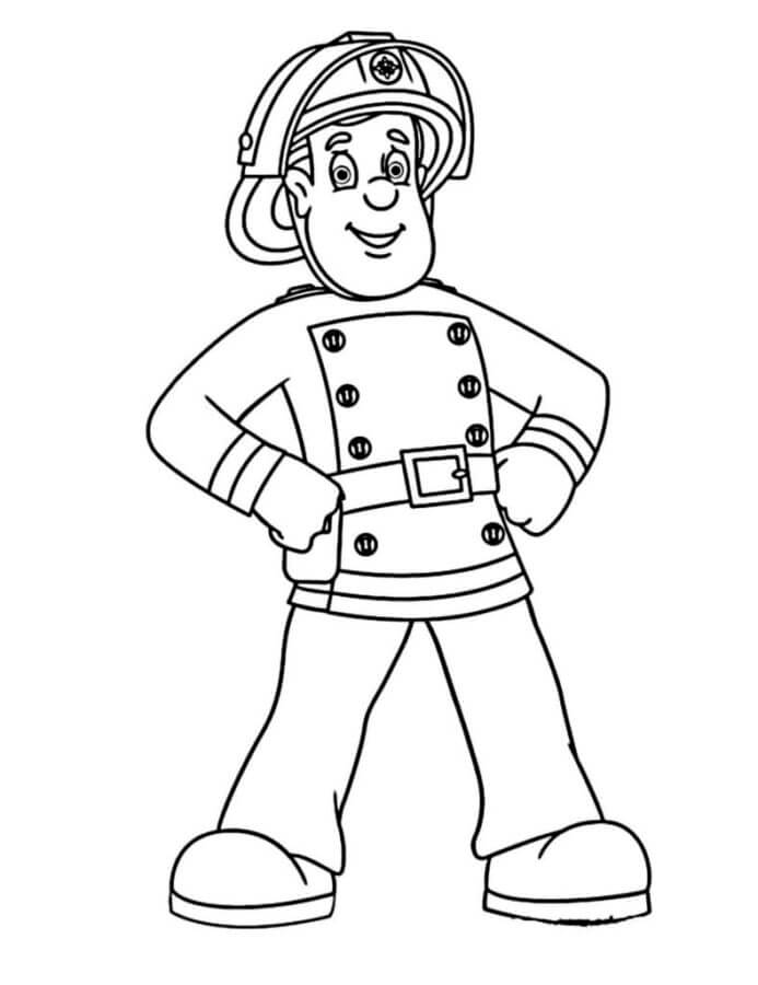 Fireman Hero coloring page - Download, Print or Color Online for Free
