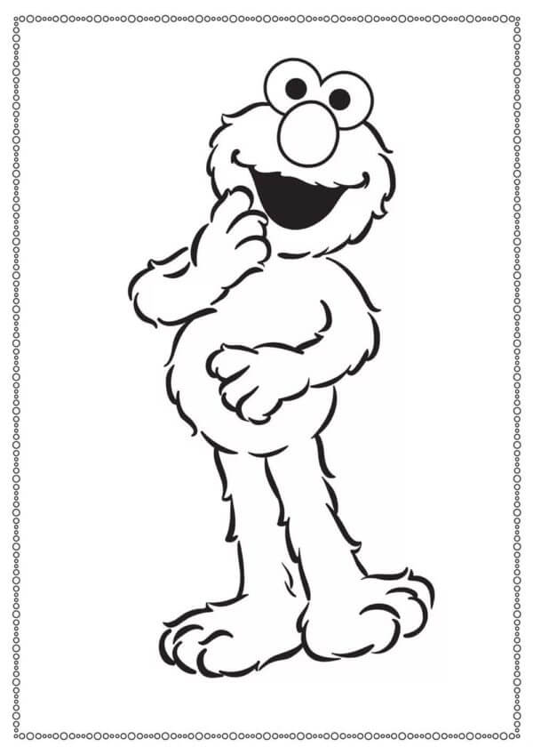 Fun Elmo coloring page - Download, Print or Color Online for Free