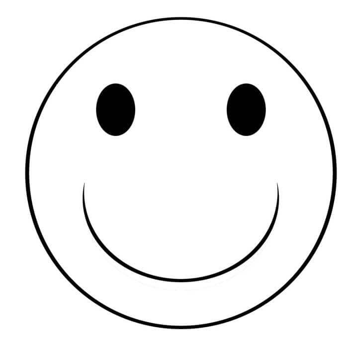 Good Smiley Face coloring page - Download, Print or Color Online for Free