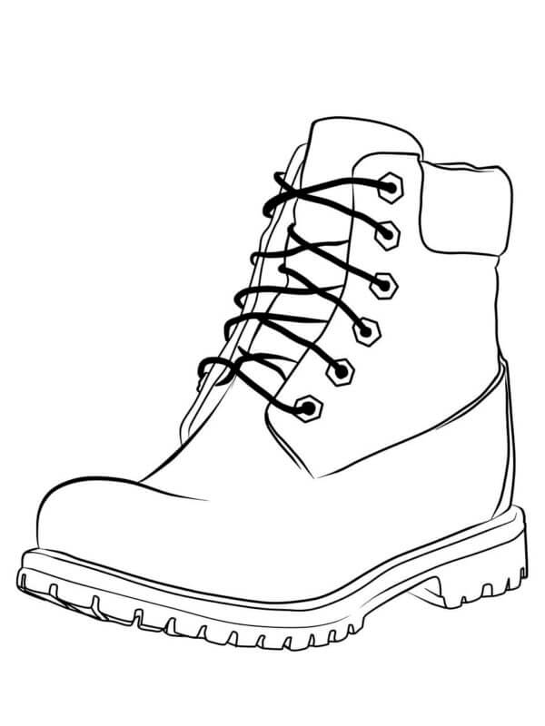 High Top Sneakers For Walking coloring page - Download, Print or Color ...