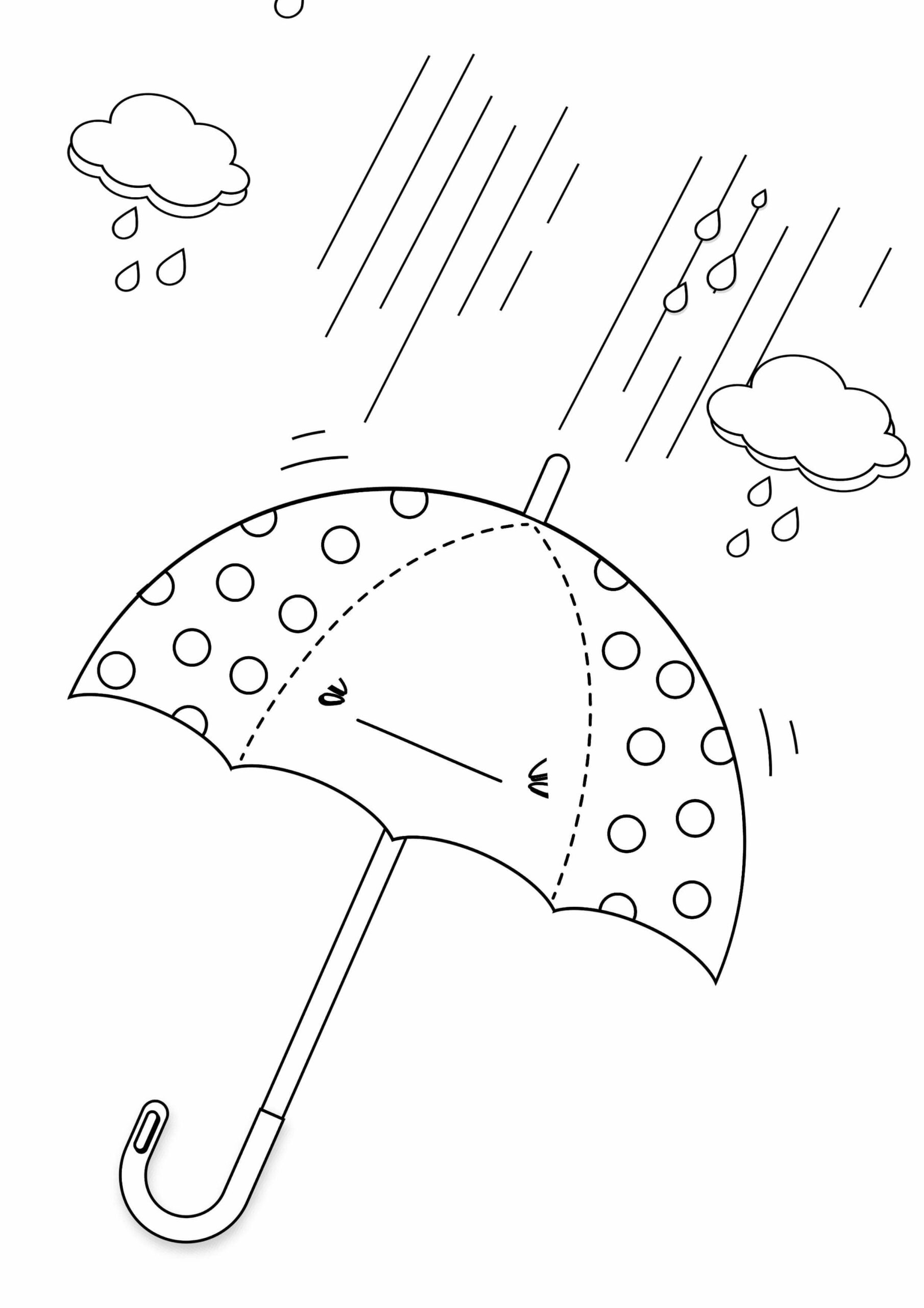 Liquid Precipitation From Clouds coloring page - Download, Print or ...