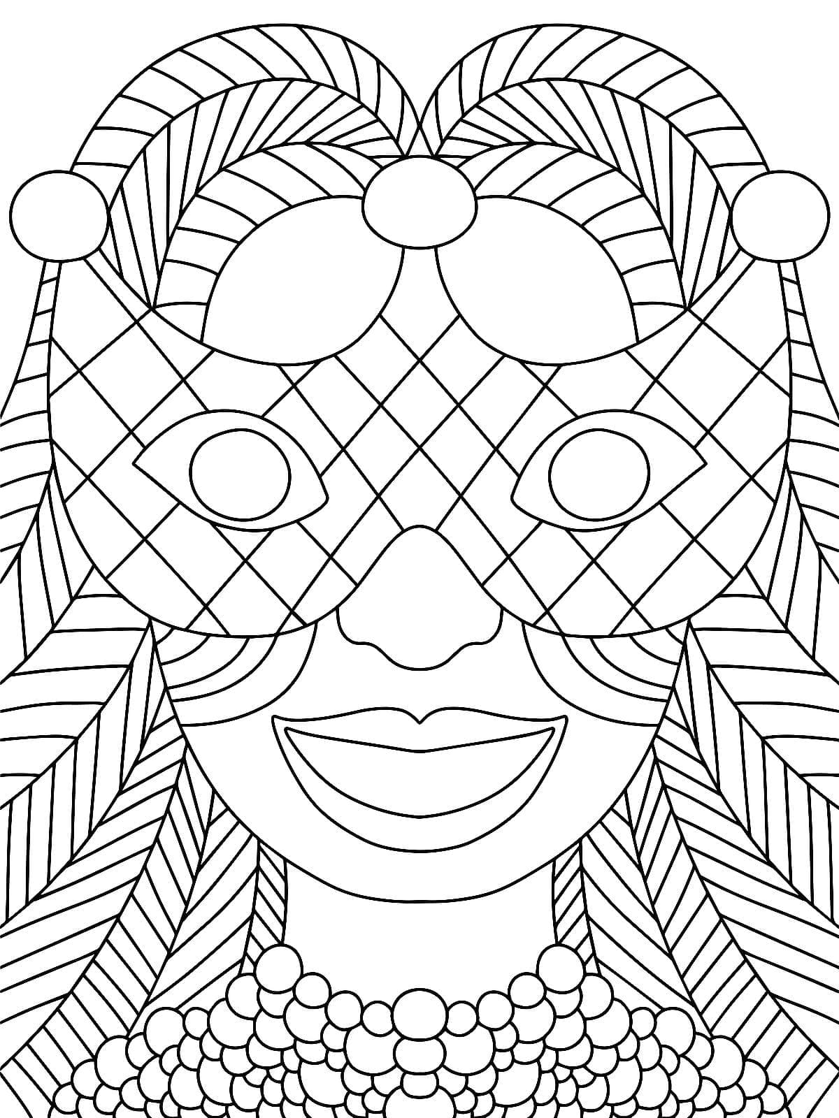 Mardi Gras Free For Kids coloring page