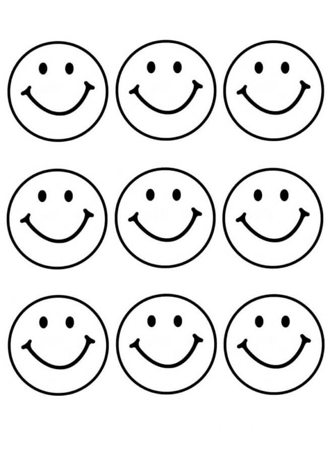 Nine Smiley Faces