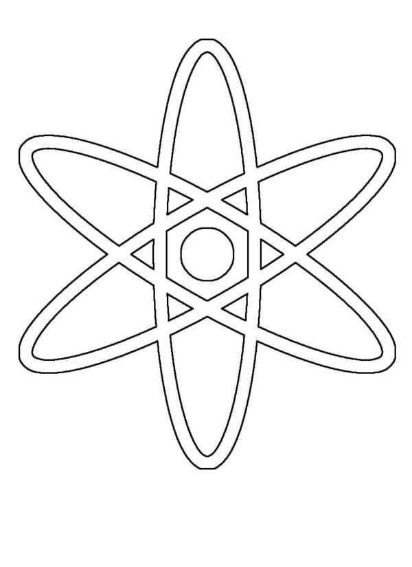 Picture of An Ordinary Atom coloring page