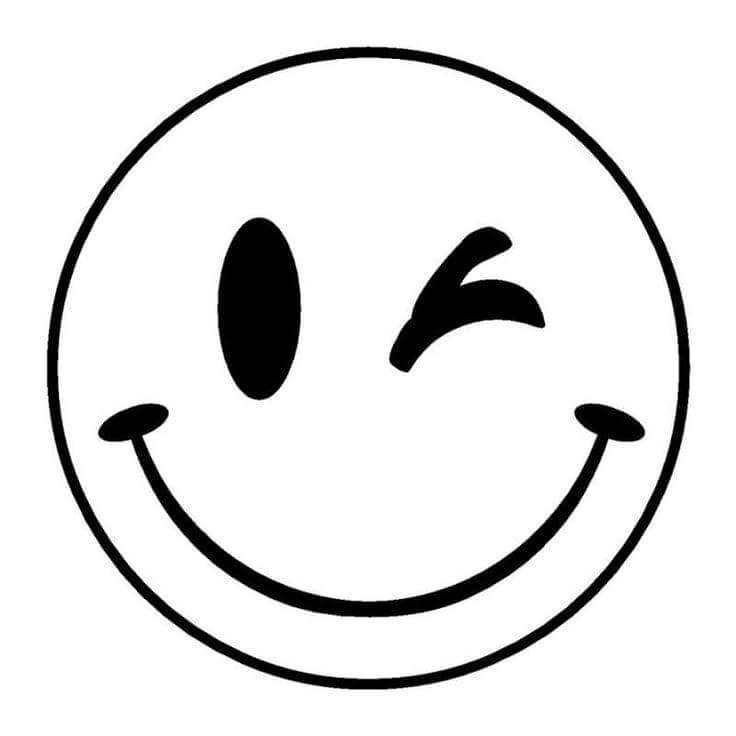 Smiley Face Free Download coloring page