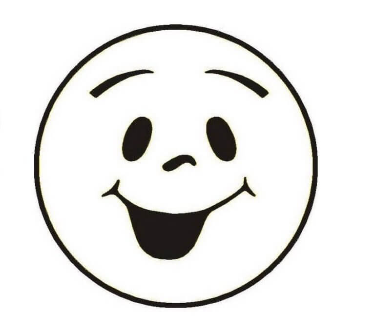 Smiley Face Free Images coloring page