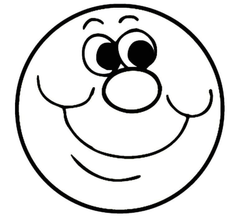 Smiley Face Free Pictures coloring page