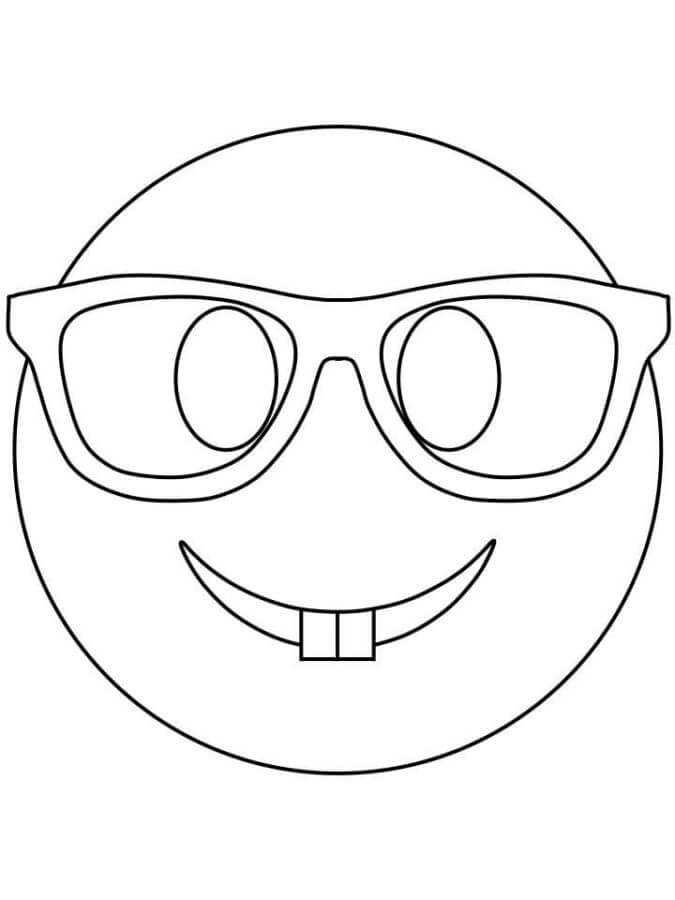 Smiley Face With Glasses