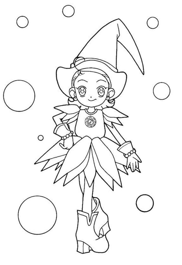 Aiko Senoo from Magical Doremi coloring page