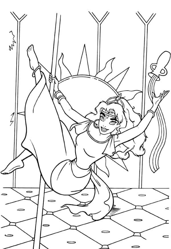 Amazing Esmeralda coloring page