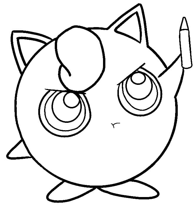 Angry Jigglypuff Pokemon coloring page - Download, Print or Color ...
