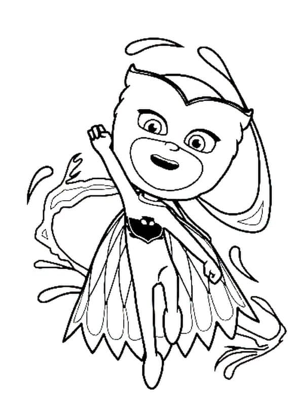 Awesome Owlette coloring page - Download, Print or Color Online for Free