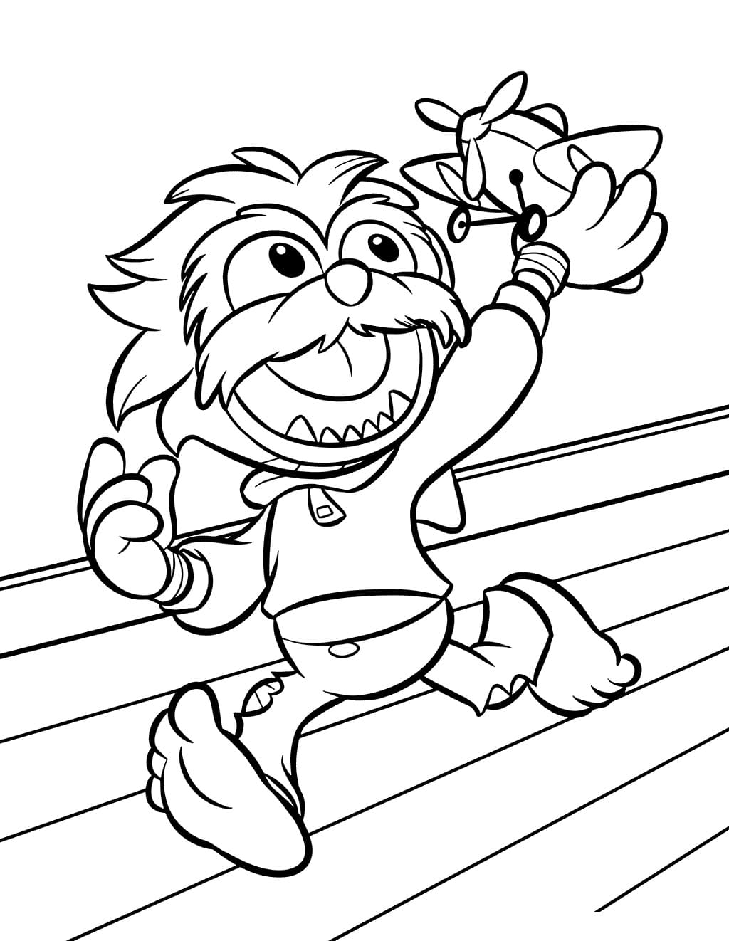 Baby Animal with Toy coloring page - Download, Print or Color Online ...