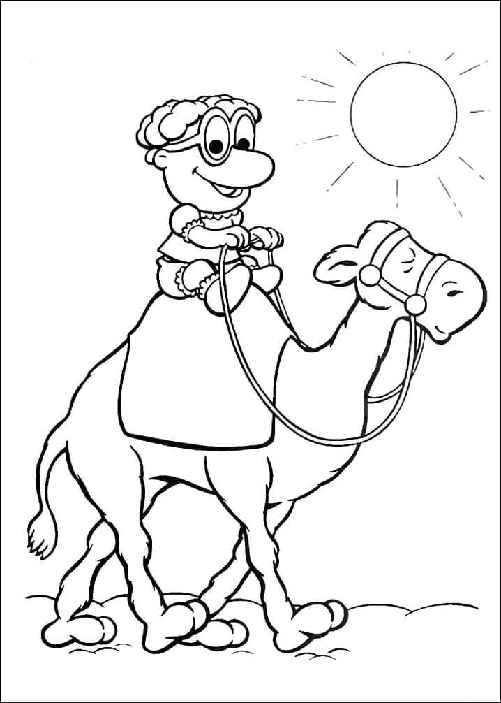 Baby Skeeter from Muppet Babies coloring page