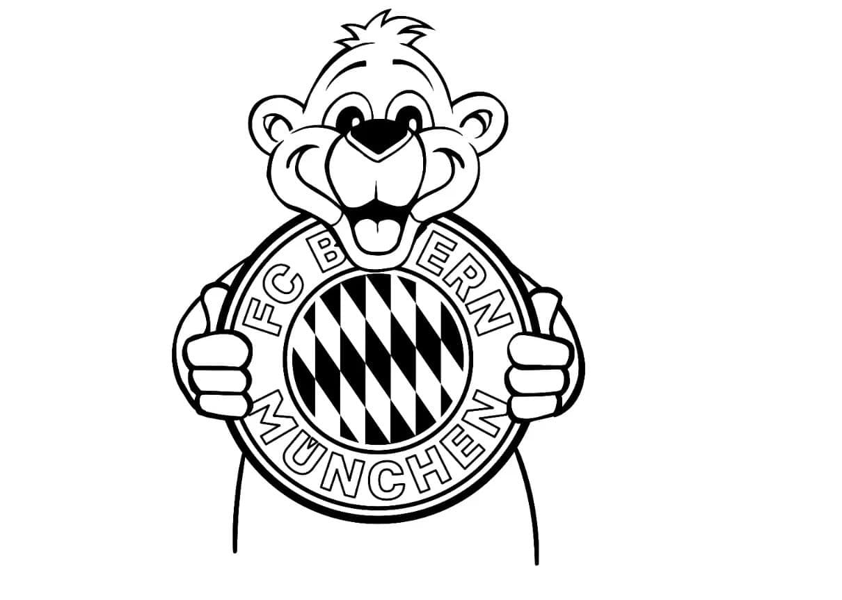 Bayern Munich Printable coloring page - Download, Print or Color Online ...