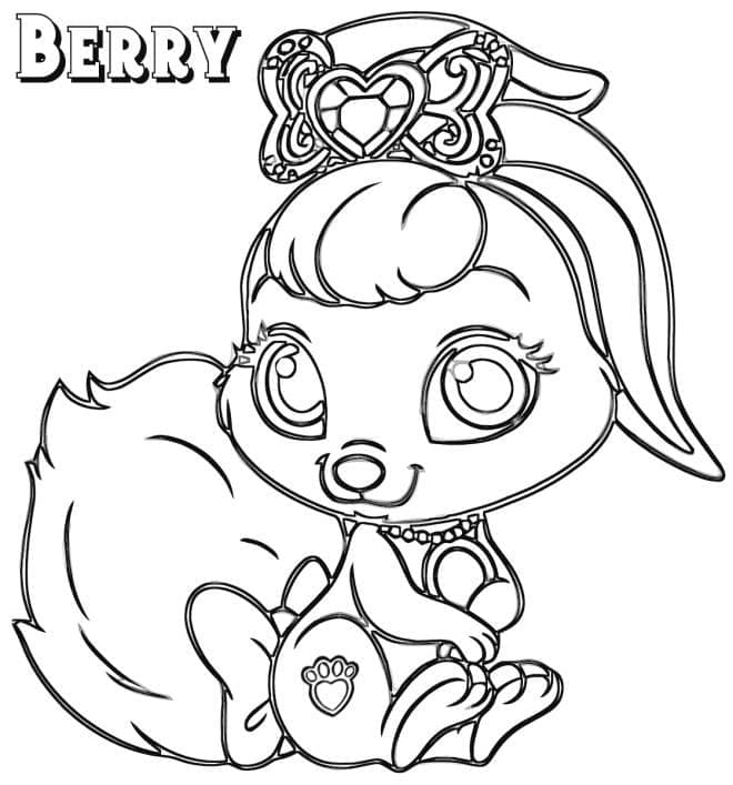 Berry from Palace Pets coloring page - Download, Print or Color Online ...