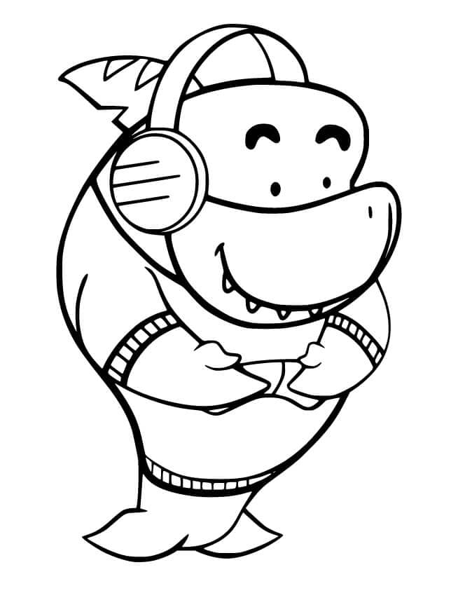 Big Gil from Ryan’s World coloring page