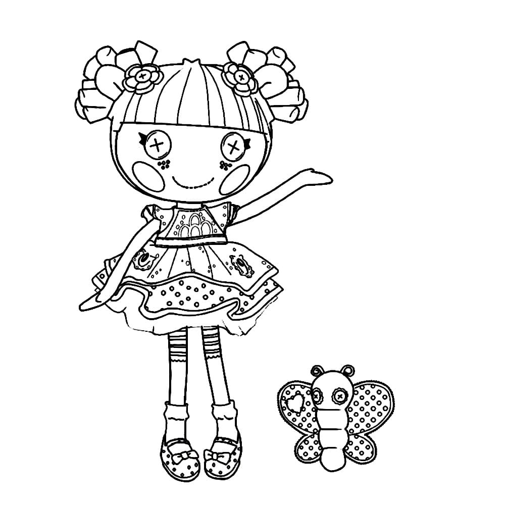 Blossom Flowerpot Lalaloopsy coloring page