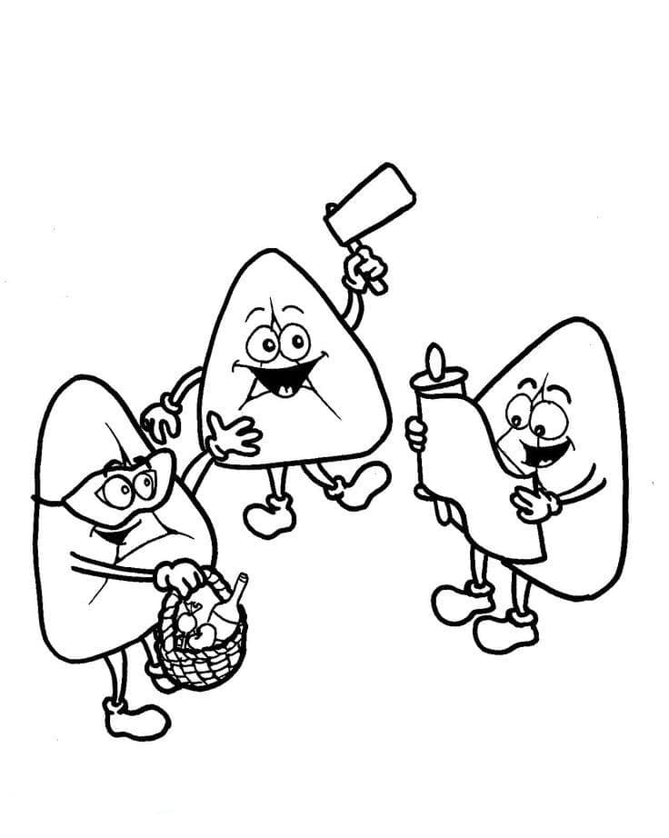 Celebrate Purim coloring page