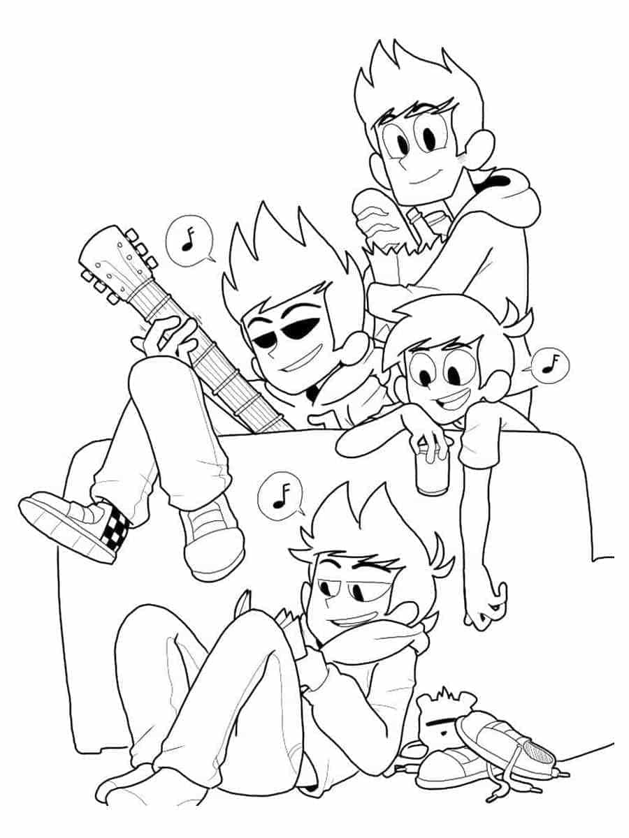 Characters In Eddsworld Coloring Page Download Print Or Color Online 