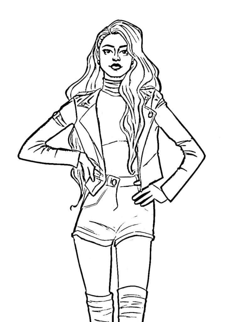 Cheryl Blossom coloring page - Download, Print or Color Online for Free