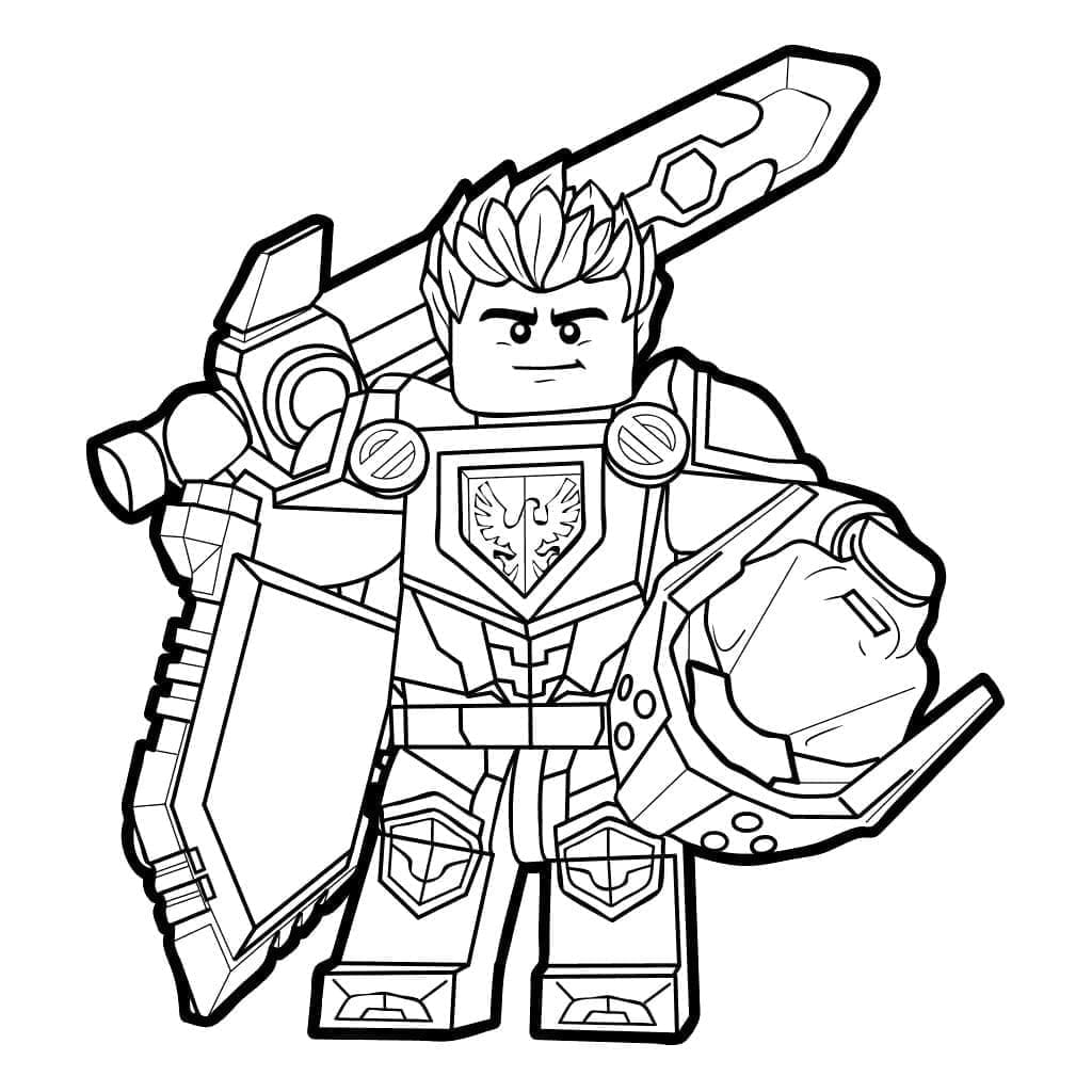 Clay Lego Nexo Knights coloring page - Download, Print or Color Online ...