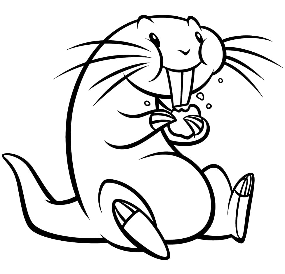 Cute Rufus coloring page