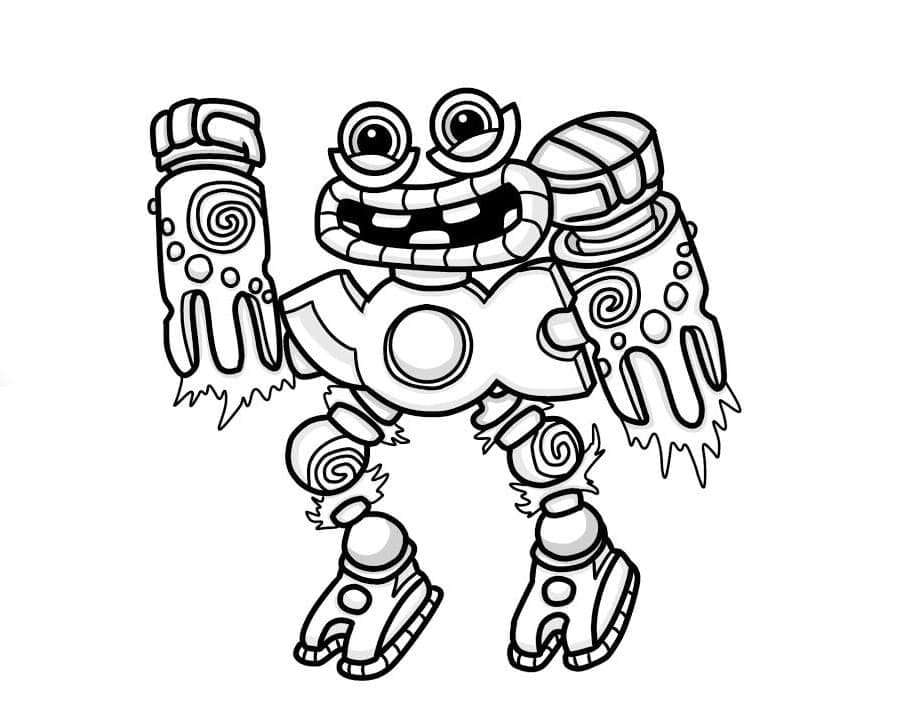 Cute Wubbox coloring page - Download, Print or Color Online for Free