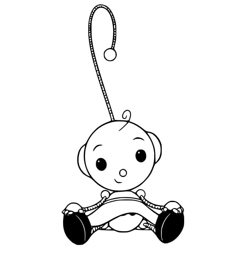 Cute Zowie Polie coloring page