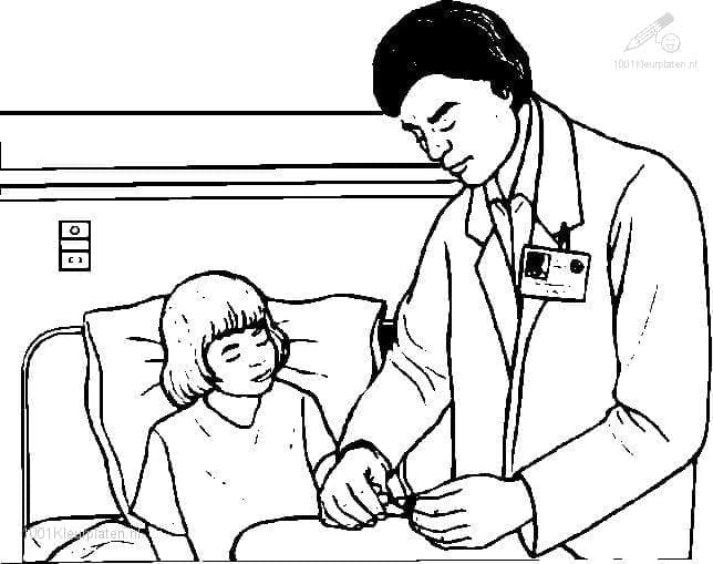 Doctor Free Printable coloring page