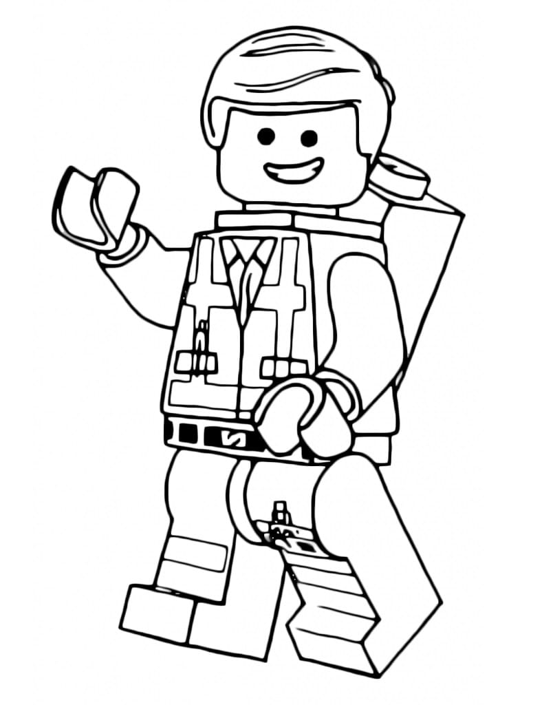 Emmet Lego Movie Coloring Page Download Print Or Color Online For Free