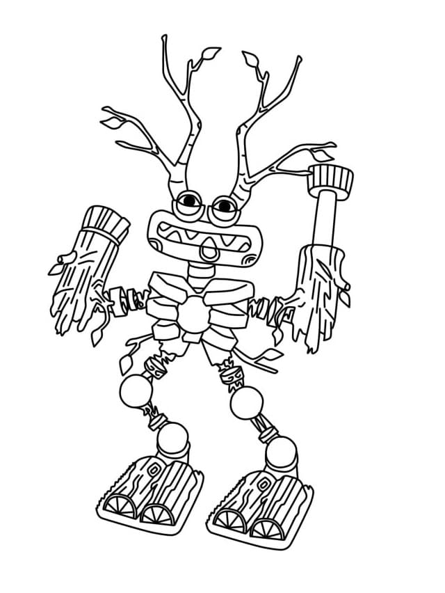 Epic Wubbox Plant coloring page - Download, Print or Color Online for Free