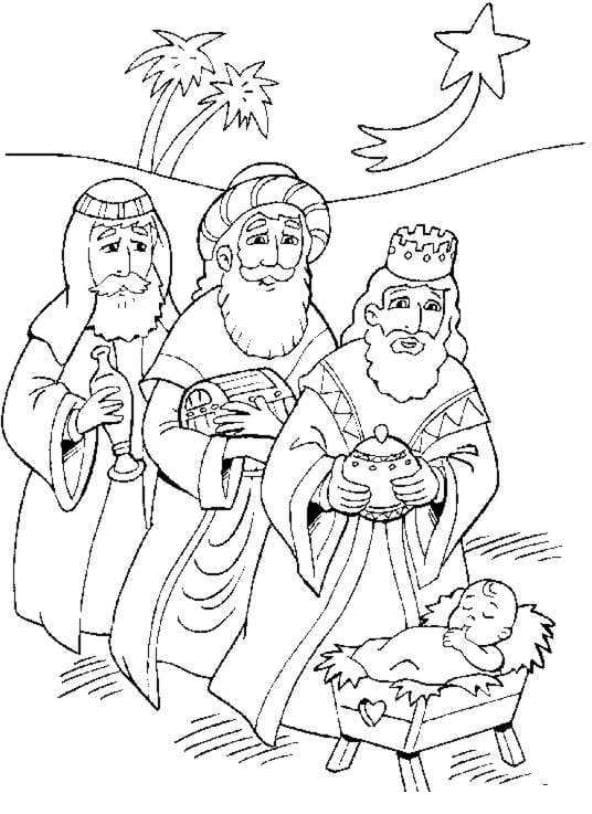 Epiphany Free Printable coloring page