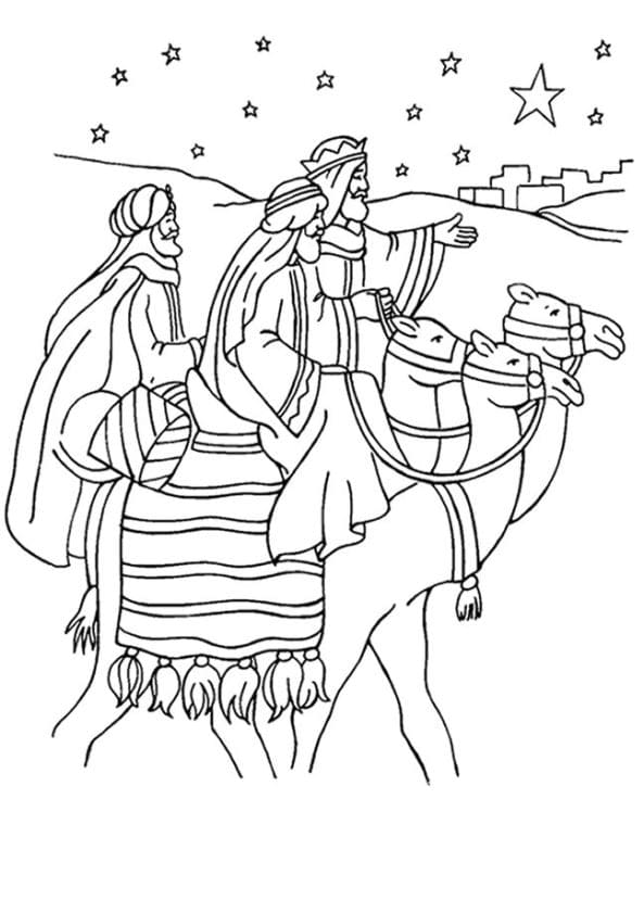 Epiphany Printable coloring page