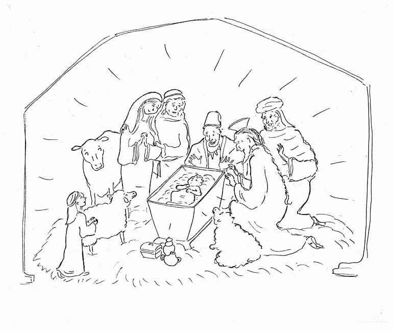 Epiphany Printable For Kids coloring page