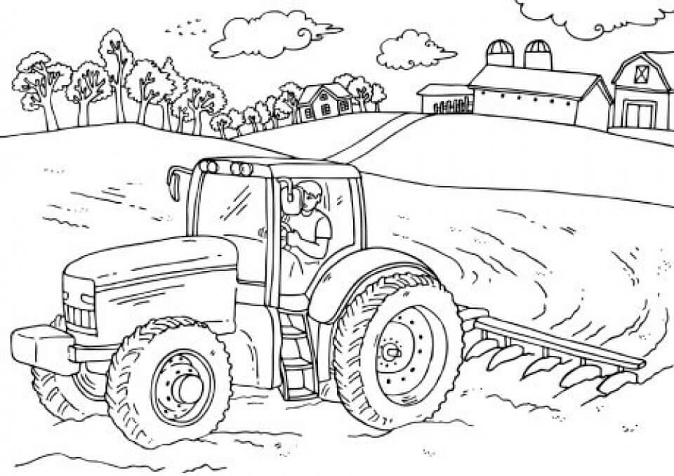 Farm Free Printable coloring page