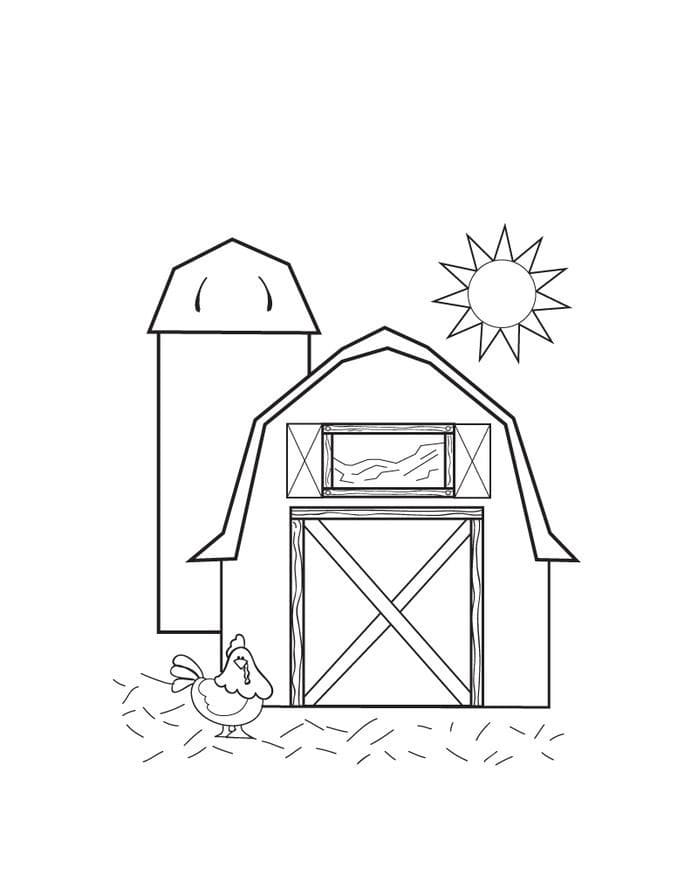 Farm Printable coloring page