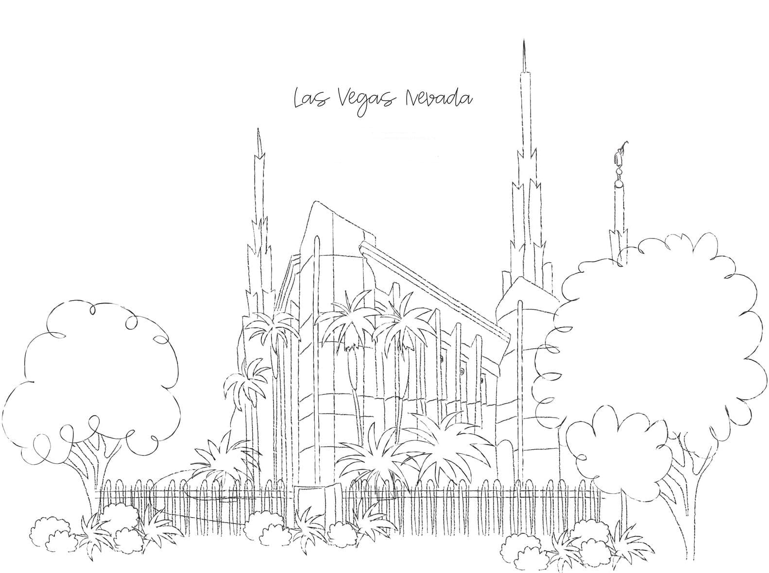 Free Drawing Of Las Vegas Coloring Page Download Print Or Color Online For Free