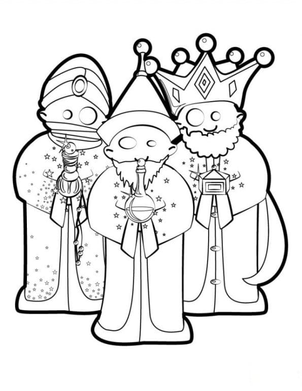 Free Epiphany coloring page