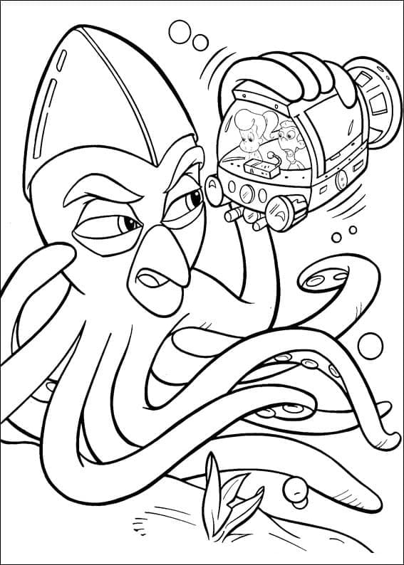 Free Printable Jimmy Neutron coloring page