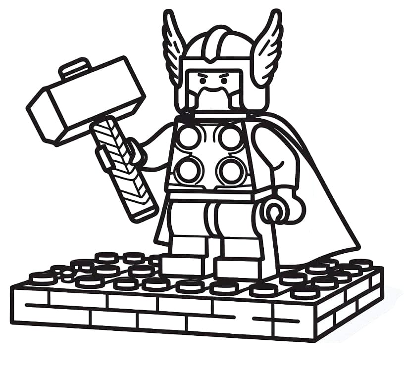 Free Printable Lego Thor