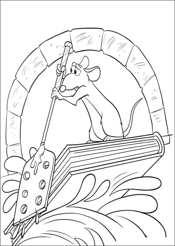 Free Printable Ratatouille coloring page