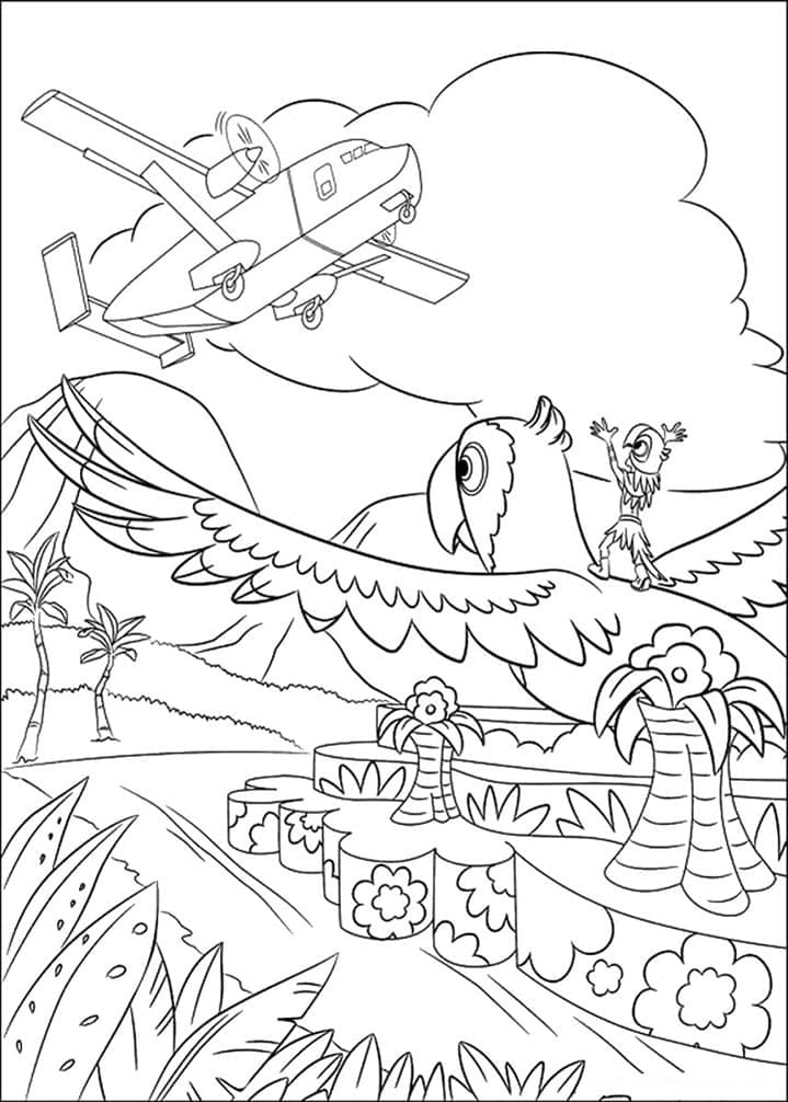 Free Rio coloring page