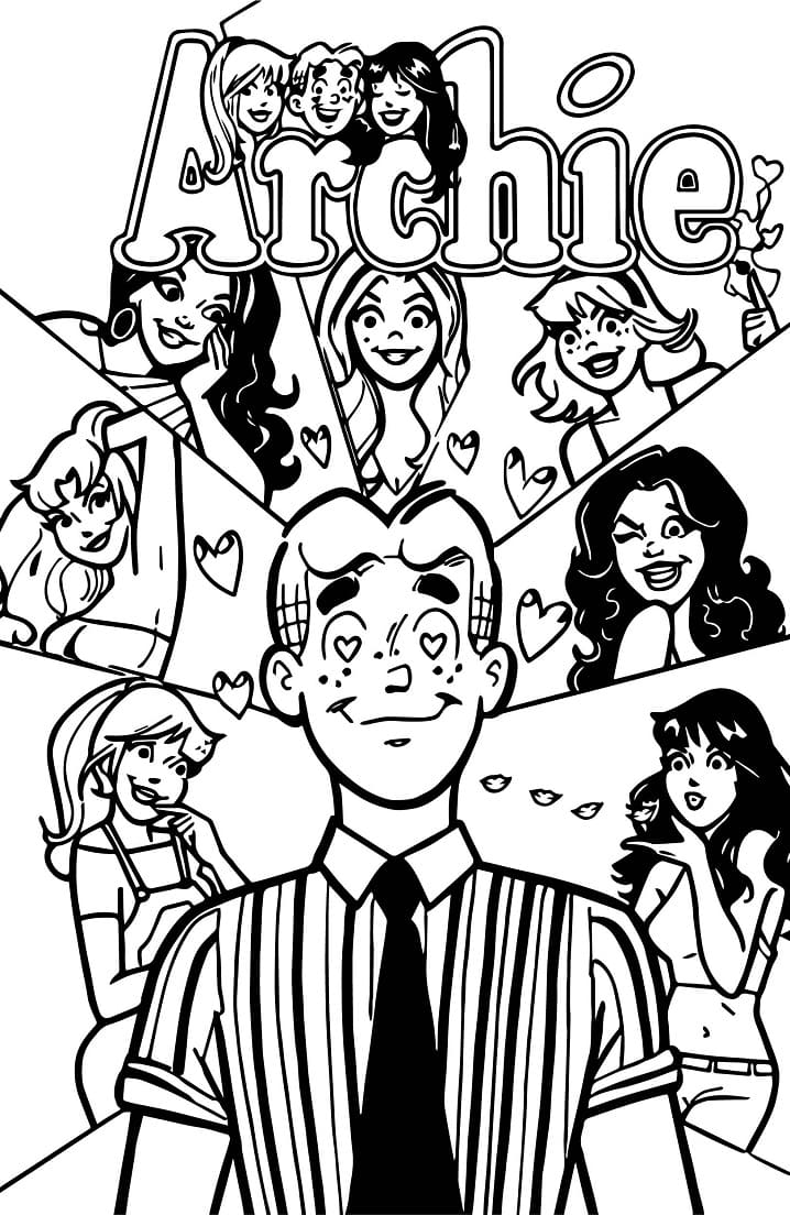 Free Riverdale coloring page - Download, Print or Color Online for Free
