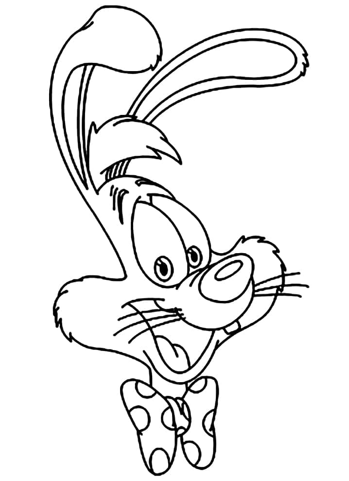 Free Roger Rabbit coloring page