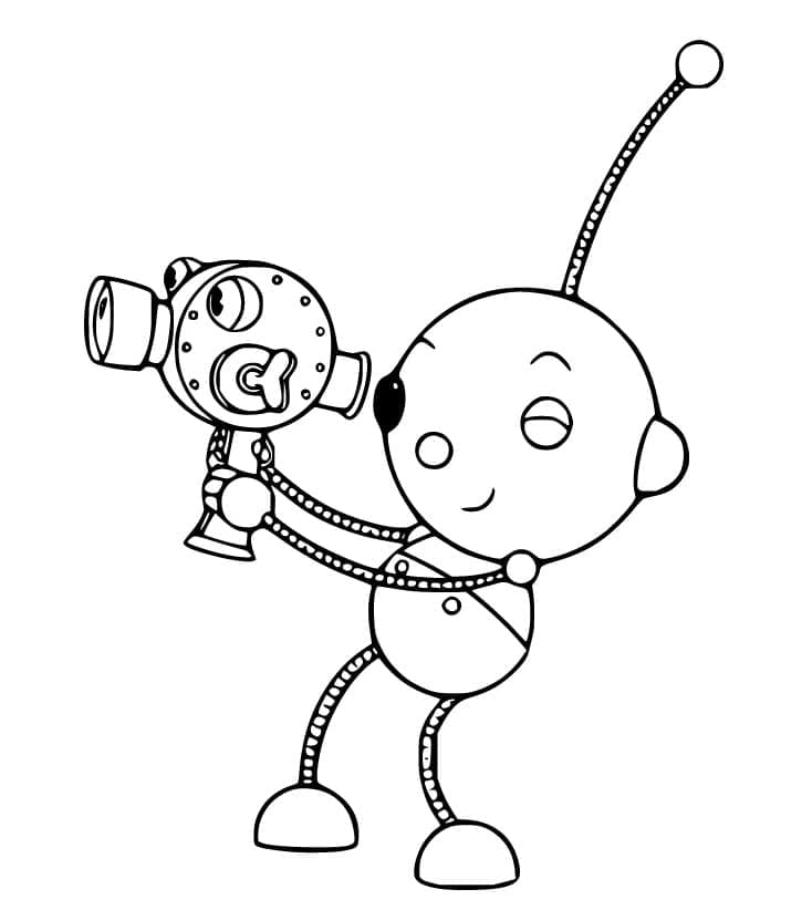 Free Rolie Polie Olie coloring page